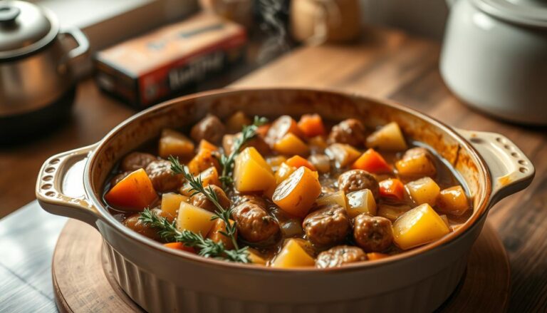 Slow Cooker Sausage Casserole