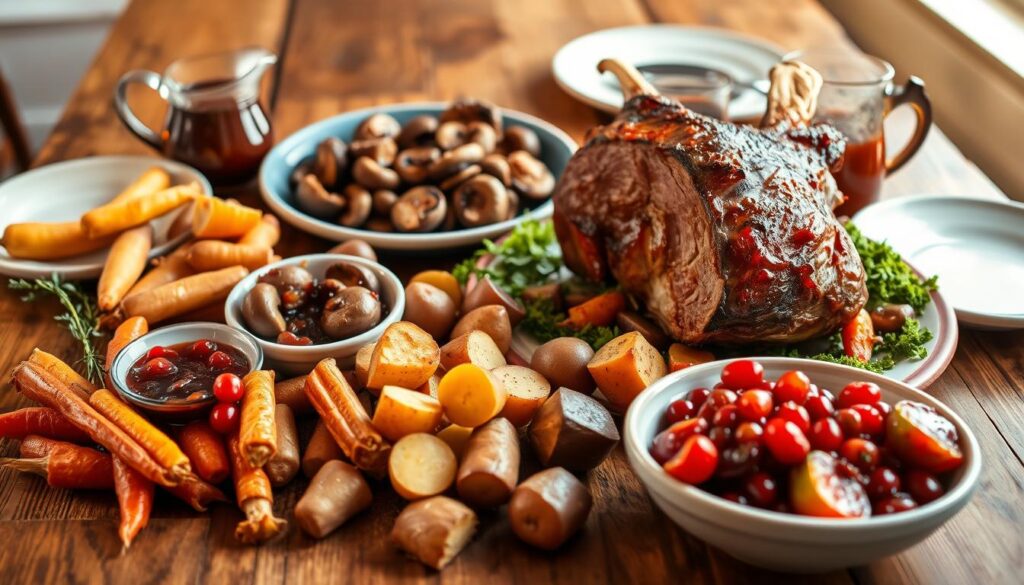 roast venison accompaniments