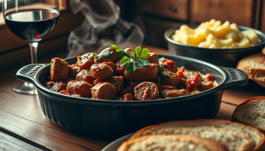 sausage casserole serving suggestions